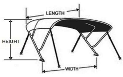 Bimini Top, Sunbrella® 9.25oz./sq.yd. fabric, Stainless Carver