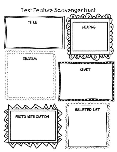 Nonfiction Text Features Activities