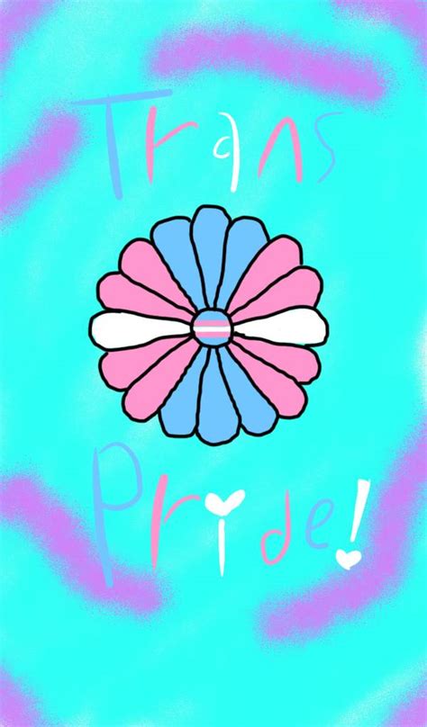 Transgender Pride Flower By Shining Drawss52 On Deviantart