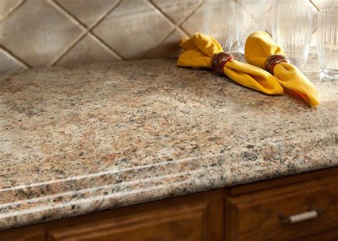 Lowe S Madura Gold Laminate Kitchen Countertop Wilsonart Laminate