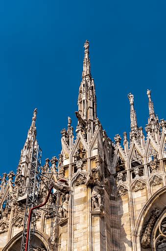 Milan Cathedral The Largest Cathedral In Italy Stock Photo Download