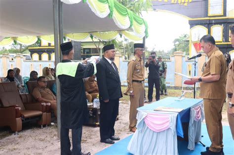 Lantik Anggota Bpd Antar Waktu Desa Sepempang Ini Pesan Bupati Natuna