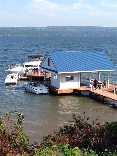 Miles Winery On Seneca Lake Bar On The Dock