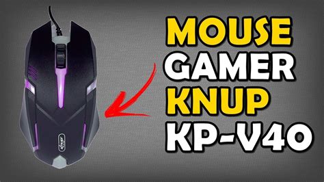 Mouse Gamer Barato Knup Kp V Preto Rgb Unboxing Youtube