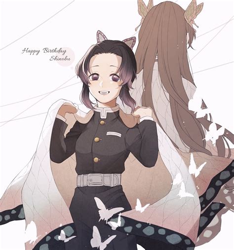 胡蝶しのぶ 「しのぶさんお誕生日おめでとうございます 胡蝶しのぶ誕生祭2022 胡蝶」朝灯☀︎のイラスト