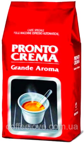 Купить Кофе зерновой Lavazza Pronto Crema Grand Aroma 1 kg, цена 399 ...