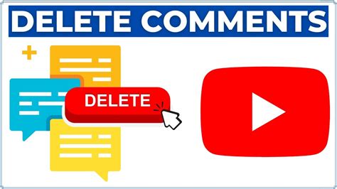 How To Delete Comments On Youtube Youtube