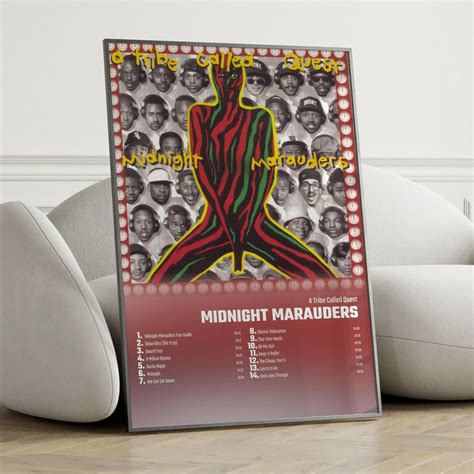 A Tribe Called Quest Midnight Marauders Album Cover Poster - Etsy