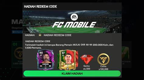 Kode Redeem Fc Mobile Terbaru Hari Ini Cara Redeem Kode Di Fc