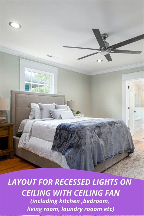 Avoid Strobing: Try These Recessed Lights Layouts with Ceiling Fan