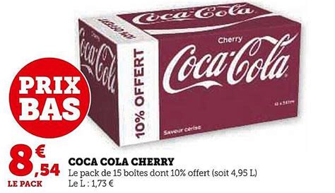 Promo Coca Cola Cherry Chez U Express Icatalogue Fr