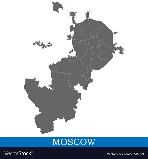 Map of city russia Royalty Free Vector Image - VectorStock