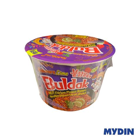Samyang Hot Chicken Flavour Ramen Habanero Lime Big Bowl G Shopee Malaysia