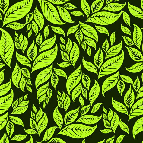 Dark Green Floral Background | FreeVectors