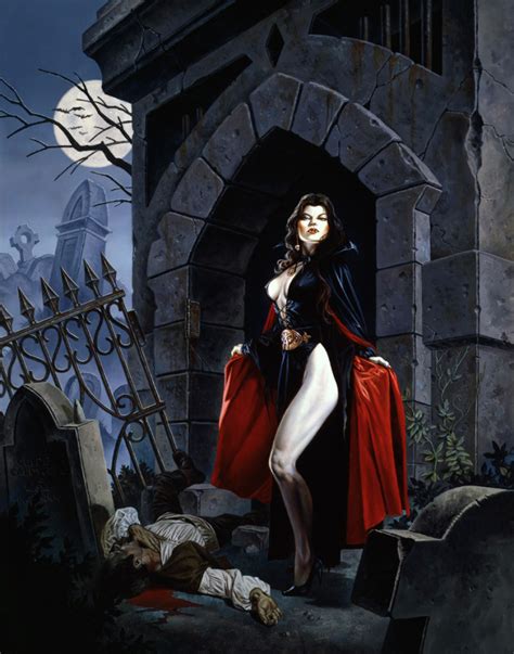 Clyde Caldwell Signed Ravenloft Art Print ~ Midnight Snack