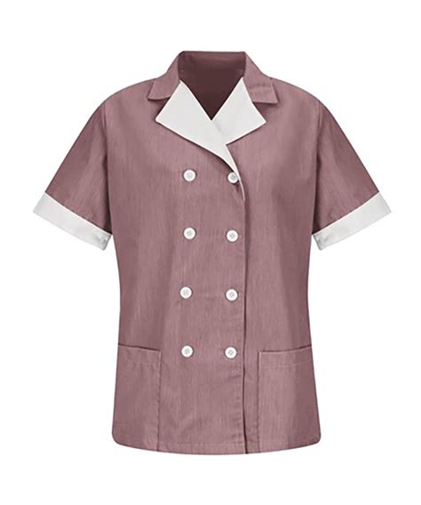 Custom Ultra Durable Poly Cotton Fabric Tunic Uniform For Hospitals And