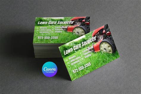 Landscaping Business Card Template - Etsy