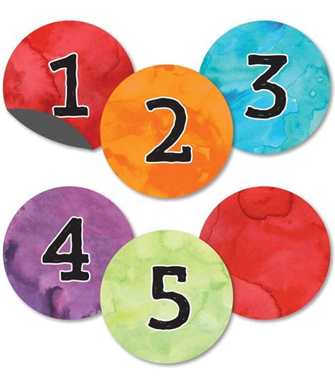 Carson Dellosa Celebrate Learning Numbers Magnetic Cutouts 36 Pieces