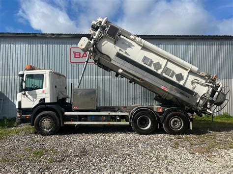 SCANIA P114 380 1999 6x2 VACUUM ADR STAINLESS STEEL Baltictruck Ee