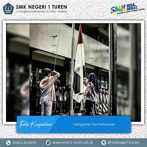 SMKN 1 TUREN MEMPERINGATI HARI PAHLAWAN