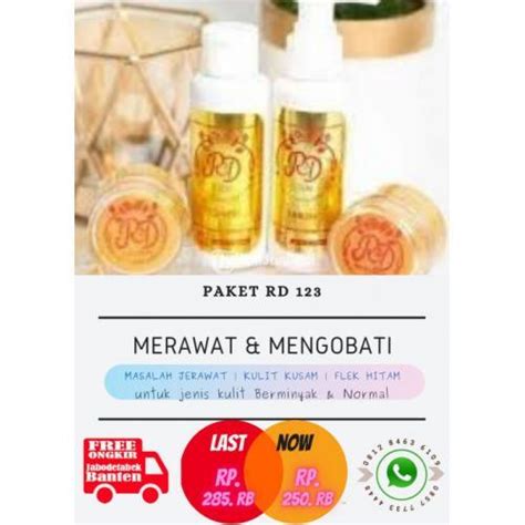 Satu Paket Skin Care Wajah Rinna Diazella Skincare Aman No Mercury Di