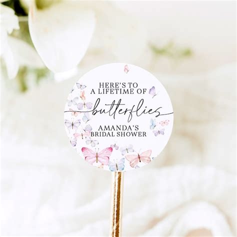 Heres To A Lifetime Of Butterflies Sign Etsy