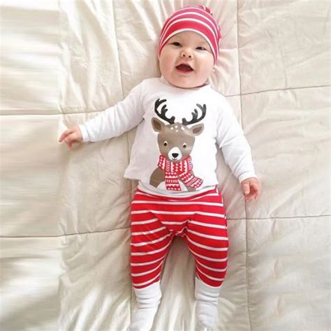 Baby christmas outfits new 100% cotton 3 months 2 years old newborn baby girl clothes cheap baby ...