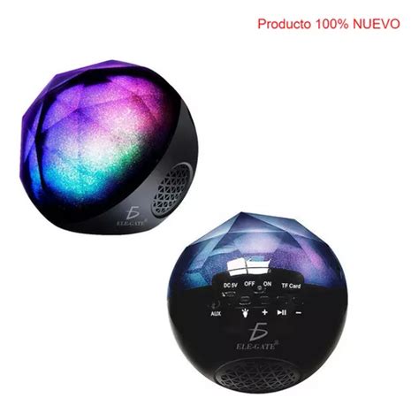 Bocina Bluetooth Con Luz Rgb Sonido Envolvente