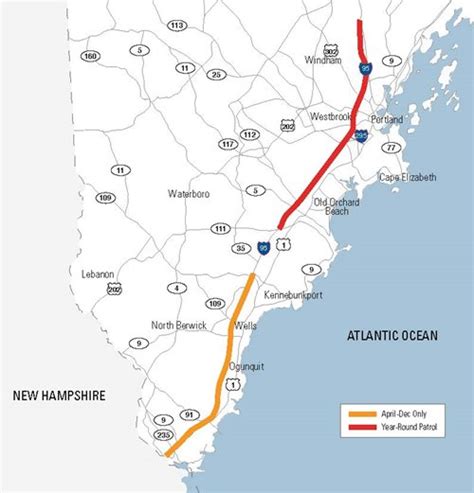 Map Of Maine Turnpike Guenna Holly Anne