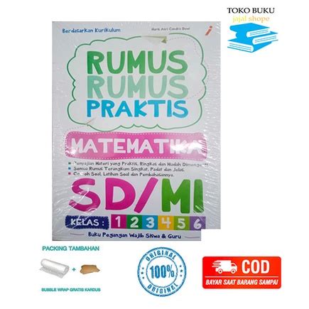 Jual Buku Saku Rumus Rumus Praktis Matematika Sd Mi Kelas Infra