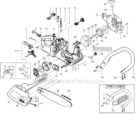 Poulan 2050 Chainsaw Fuel Line Diagram