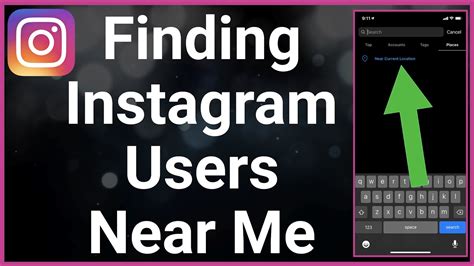 How To Find Instagram Users Near Me Youtube