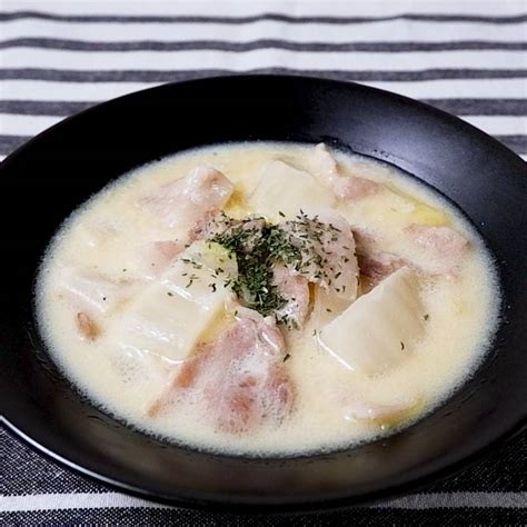 豚バラ大根の豆乳スープ 作り方・レシピ クラシル