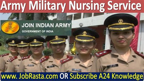 Army Military Nursing Service Mns Recruitment Notification Out