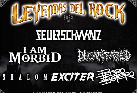 Nuevas Incorporaciones Al Cartel De Leyendas Del Rock 2023