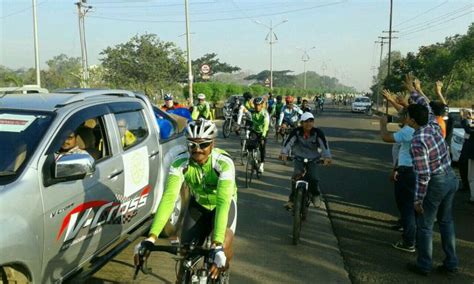 22 Cyclists 4500 Kms Worlds Longest Cycle Rally To Spread ‘swachh