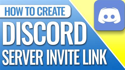 How To Create A Discord Server Invite Link Youtube