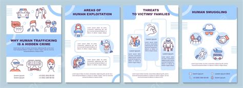 Human Trafficking Brochure Template Layout Poster Template Download On