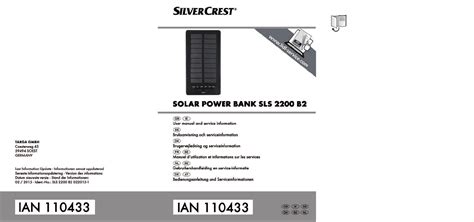 SilverCrest SLS 2200 B2 Manual English 106 Pages