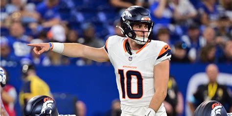 Broncos Made The Right Call Naming Bo Nix The Week 1 Starter