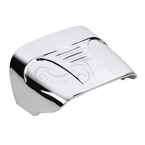 Chrome Tail Light Visor Cover For Harley Softail Electra Glide Fatboy