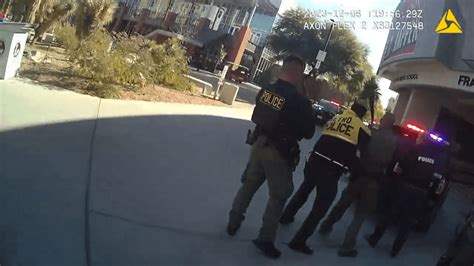 Shots From Gunfight Heard In Newly Released Unlv Shooting Body Camera Video