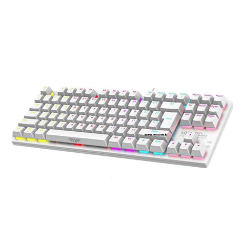 Armaggeddon Mka C Neo Psychraven White Gaming Keyboard