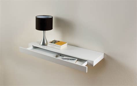 Floating Shelf with Drawer | Foter