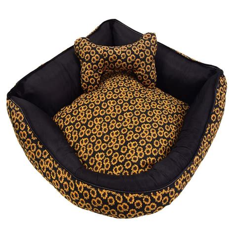 Cama Pet De Canto Luna Top Extra Grande Girassol Outlet Do Gato