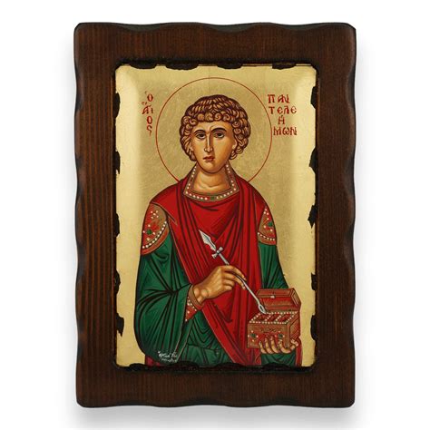 Saint Panteleimon Icon Orthodox Icons Blessedmart