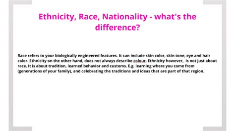 Representation Of Ethnicity By Miss N Phillips