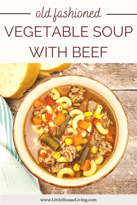 Hearty Vegetable Soup Ground Beef