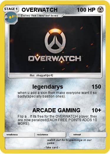 Pokémon Overwatch 18 18 Legendarys My Pokemon Card