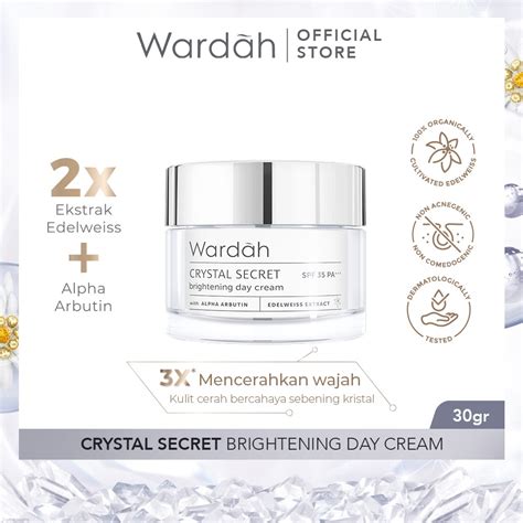 Jual Wardah Crystal Secret Brightening Day Cream 15ml 30gr Krim Siang